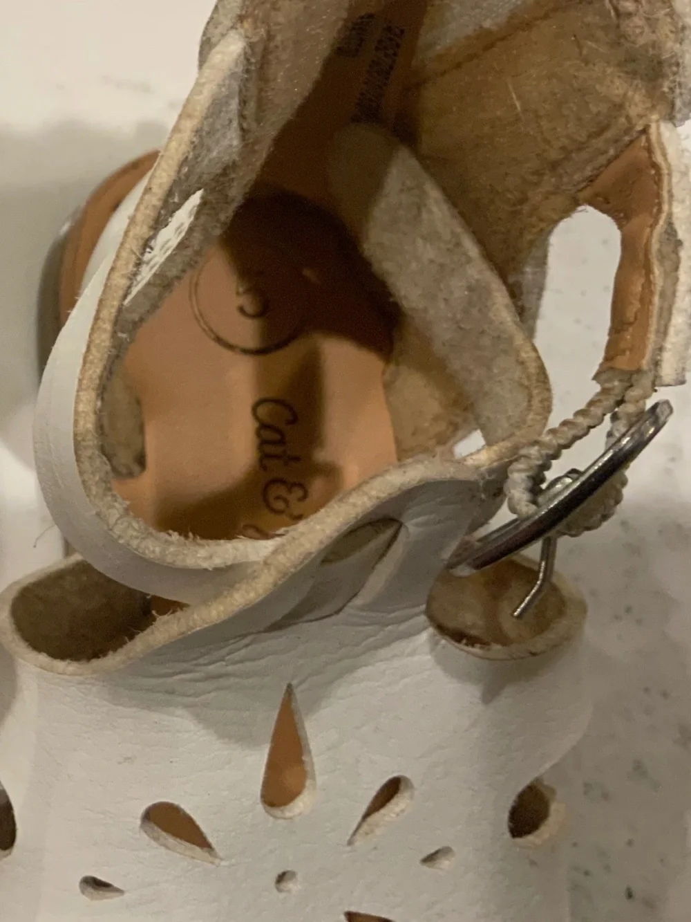 Toddler Girls’ White summer Sandal